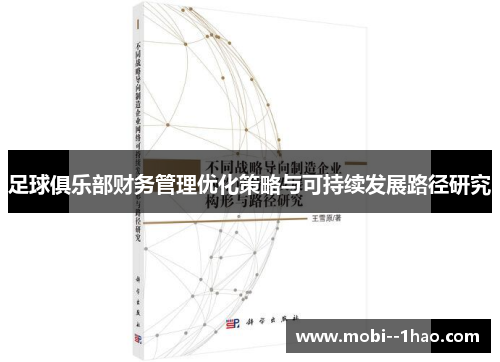 足球俱乐部财务管理优化策略与可持续发展路径研究